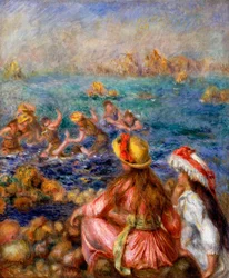 Kąpiący się, 1892