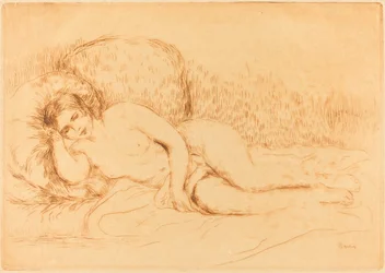 Leżąca na kanapie Femme kobieta, 1906.