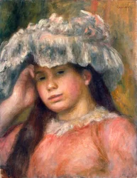 Młoda dziewczyna w kapeluszu, 1892-1894.