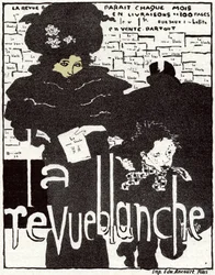 Sztuka. Rewia Blanche. Plakat: Pierre Bonnard, Francja