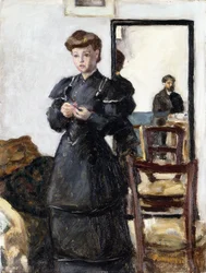 Wnętrze, ok. 1905 (olej na płótnie)