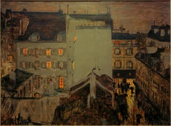 Montmartre w deszczu lub Rue Tholozé