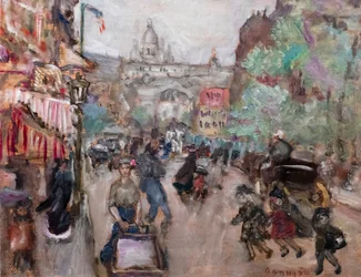 Paryski krajobraz lub Les Batignolles