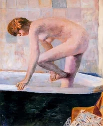 Różowy akt w wannie, ok. 1924