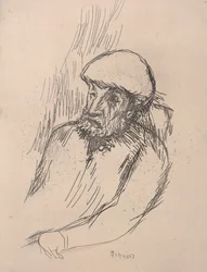 Portret Renoira, ok. 1916 (akwaforta)