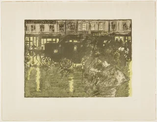 Ulica nocą w deszczu, ok. godz. 1896-1897 (opublikowany 1899)