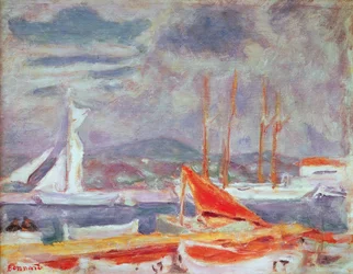 Port w St. Tropez, ok. 1914