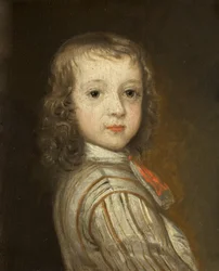 Portret Hugh Smytha jako dziecka, ok. 1670 (olej na desce)