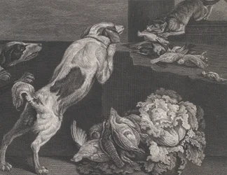 Psy i martwa natura, 1778