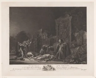 Piramus i Thisbea Pyramus i Thisbe (tytuł na obiekcie) Główne obrazy Anglii (tytuł serii) The Most Capital Paintings in England (tytuł serii)