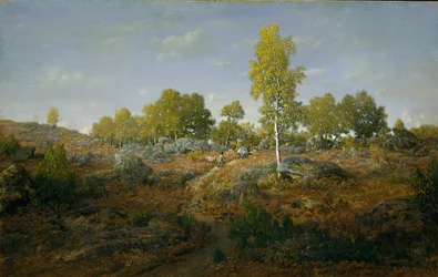 Ścieżka wśród skał, prawdopodobnie 1861.