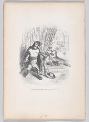 Tygrys wszedł ukradkiem ze sztyletem w ręku ze Scen z szeregowca a..., ca. 1837-47.