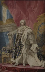Portret Ludwika XV w jego królewskim stroju, ok. 1769