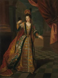 Ludwika Franciszka de Bourbon 1673-1743, Mademoiselle de Nantes, ok. 1690.