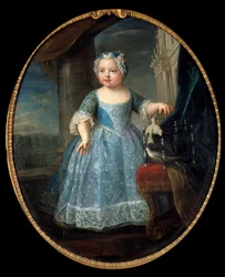Portret Louise Marie z Francji (1728-1733) z Madame, trzecia córka Ludwika XV Obraz Pierre