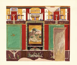 Jadalnia w Casa di Orfeo lub Domu Orfeusza, Pompeje