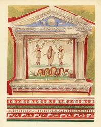 Lararium domowe w Domu Vettii, Pompeje