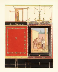 Oecus lub salon w Domu M