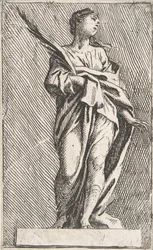 Stojąca postać kobieca, ca. 1739-40., ca. 1739-40.