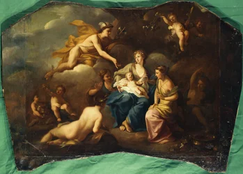Narodziny Bachusa, ok. 1720 (olej na płótnie)