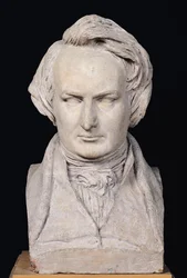 Popiersie Victora Hugo (1802-85) w wieku 35 lat, 1837