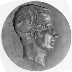 Portret Laurenta de Gouvion Saint-Cyr (1764-1830), markiza de Gouvion i marszałka Francji (brąz)