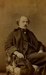 Portret Jean Pierre Alexandre Antigna, malarza francuskiego; carte de visite