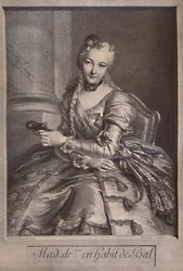 Madame de Pompadour, kochanka króla Francji Ludwika XV, XVIII wiek 1894