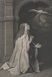 Święta Teresa z Avili Wizja Gołębicy, ca. 1650.