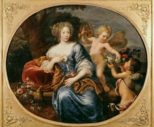 Madame de Montespan, kochanka Ludwika XIV ... (obraz na płótnie)