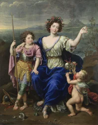 Markiza de Seignelay i dwaj jej synowie, 1691