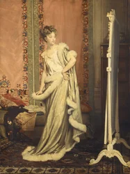 Przed lustrem, 1873.