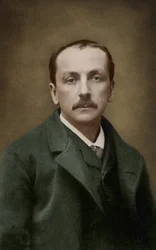 Portret francuskiego kompozytora Edmonda Audrana (1840/1842-1901) Zdjęcie autorstwa Pierre