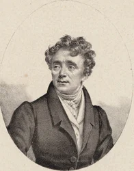 Portret śpiewaka operowego Louis Antoine Eléonore Ponchard 1787-1866, ok. 1835.