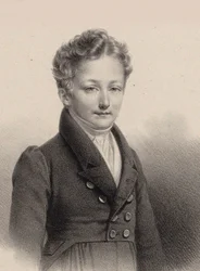 Portret pianisty i kompozytora Zygmunta Thalberga 1812-1871 , 1826.