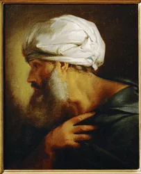 Mężczyzna z turbanem (obraz na płótnie)