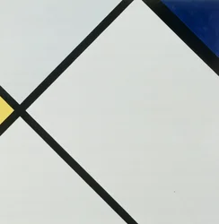 "Composition N 1" Peinture de Piet Mondrian (1872-1944) 1925 Zurych, Kunsthaus ©DeAgostini/Leemage