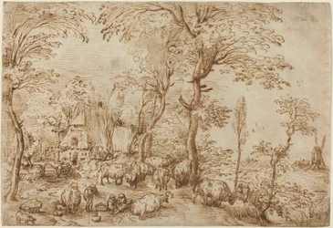 Peasants and Cattle near a Farmhouse   1227221   pl       polish Successfully Translated  Original: Bandbox, c. 1938. Translat: Bandbox, c. 1938. 1166400 pl polish Successfully Translated Original: Interior of St Olave Jewry, London, 1887 Translat: Interio