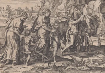Młodzież, z Biegu życia ludzkiego, 1570.
