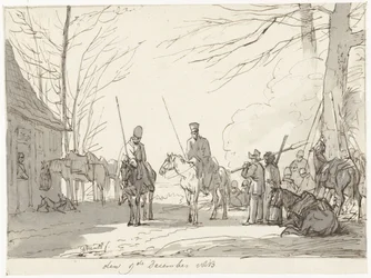 Biwak Kozaków, 9 grudnia 1813