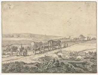 Sierpień: Krajobraz z Wagonami