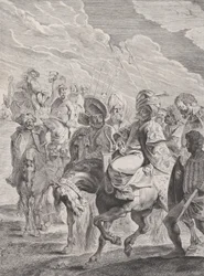 Turecki książę na koniu, ca. 1620-25.