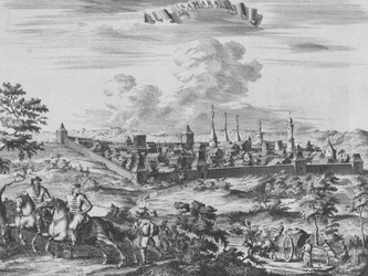 Widok Samary, 1710