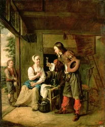 Wojownik i sługa, 1653