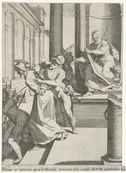 Chrystus wysłany przez Piłata do Heroda Męka Chrystusa (tytuł serii) Passionis et resurrectionis (tytuł serii)