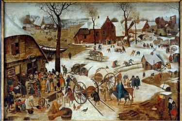 Zapłata grosza lub nominału Obraz Betlejemski Pietera Jeune dit Bruegel d