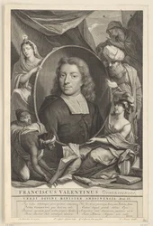 Portret François Valentijn Franciszek Valentinus (tytuł na obiekcie)