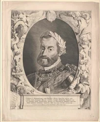 Święty Cesarz Rzymski Karol V (druk)