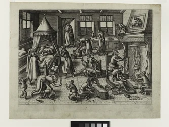 Przedszkole, ok.1585 (akwaforta)
