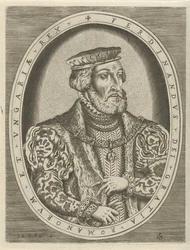 Portret Ferdynanda I Habsburga, cesarza niemieckiego Portrety władców (tytuł serii)